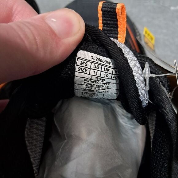 *Final Price* Oliver by Honeywell Steel Toe Black Work Safety Sneakers Shoes M11 - Picture 9 of 13